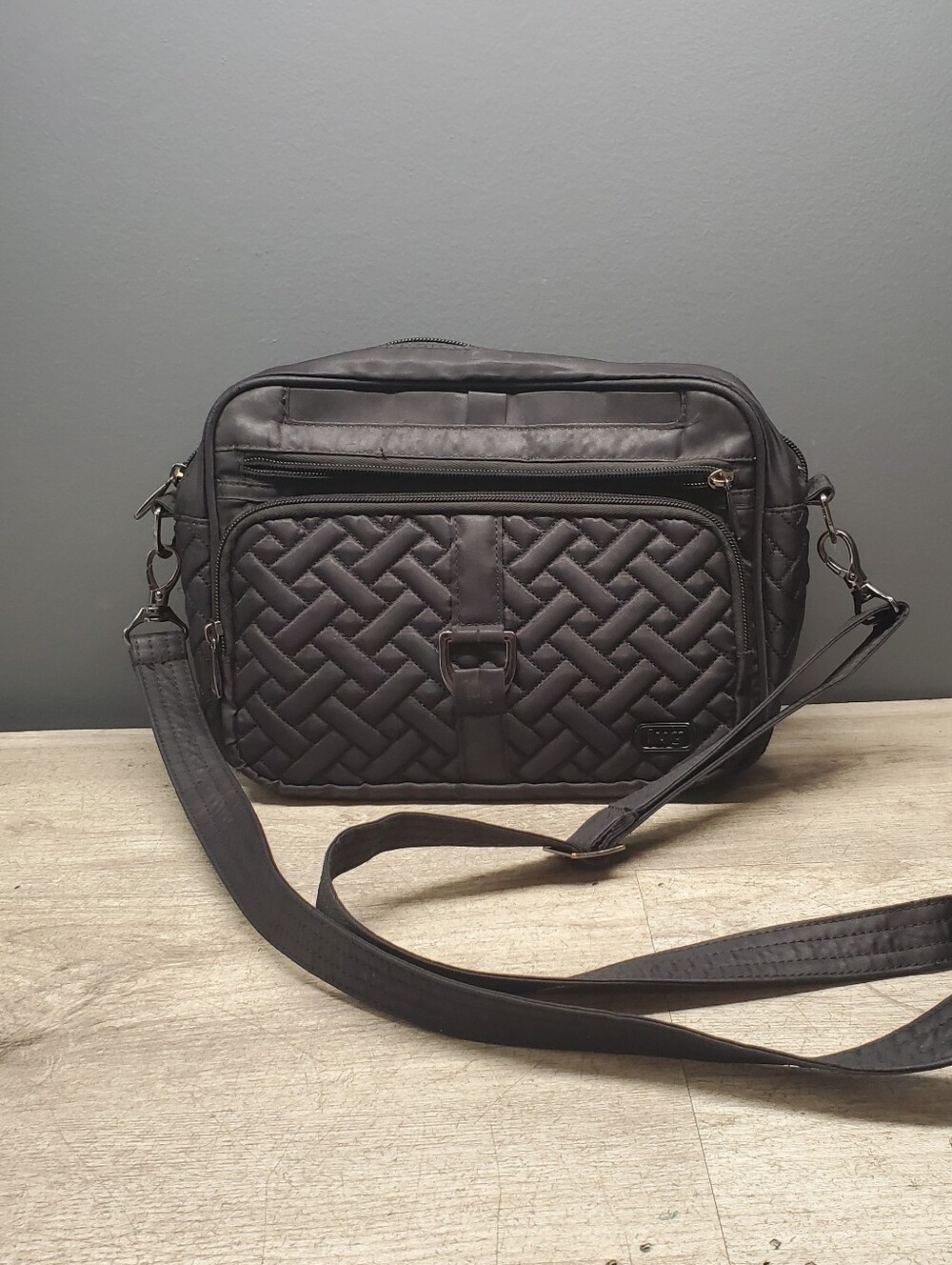 LUG black Carousel XL crossbody